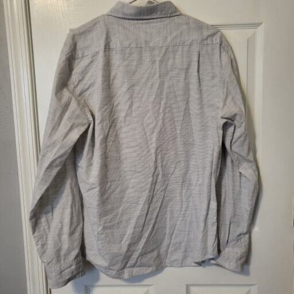 Beverly Hills Polo Club Button Down Collared Shirt Men's Size L, Black & White - Picture 6 of 6